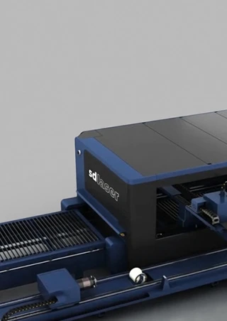 Mașini de tăiat cu laser combinate plan/țevi